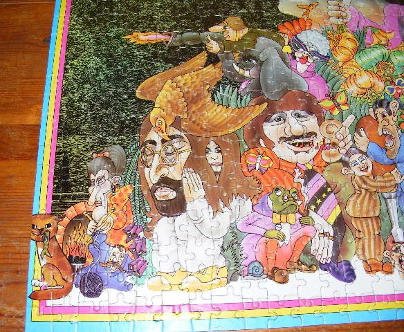 Image 2 of Beatles 800 piece Jigsaw Illustrated Lyrics( Rare)