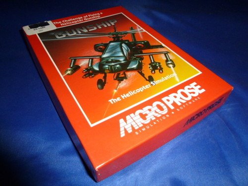 Preview of the first image of Microprose Gunship C64 (Incl P&P).