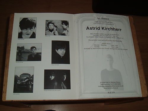 Image 2 of John Lennon Orig Invite of Photos by Astrid Kirchherr  2001