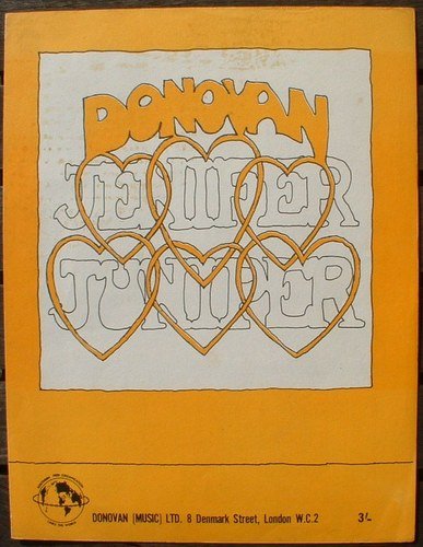Preview of the first image of Donovan Jenifer Juniper Original Sheet Music.