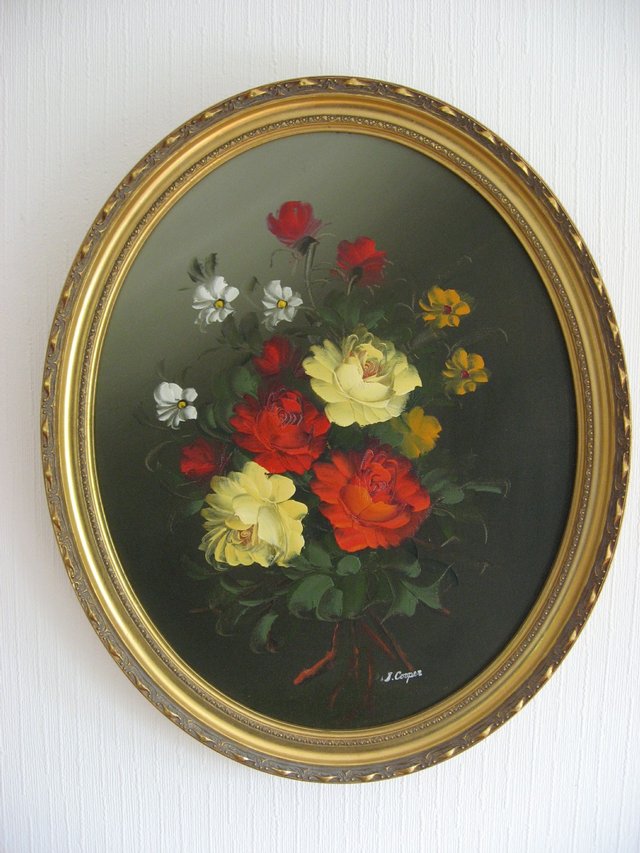 Preview of the first image of Oil Painting of flowers.