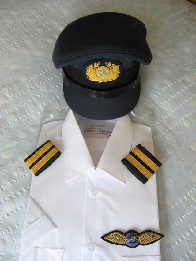 Image 2 of Pilot's Uniform Shirt Set