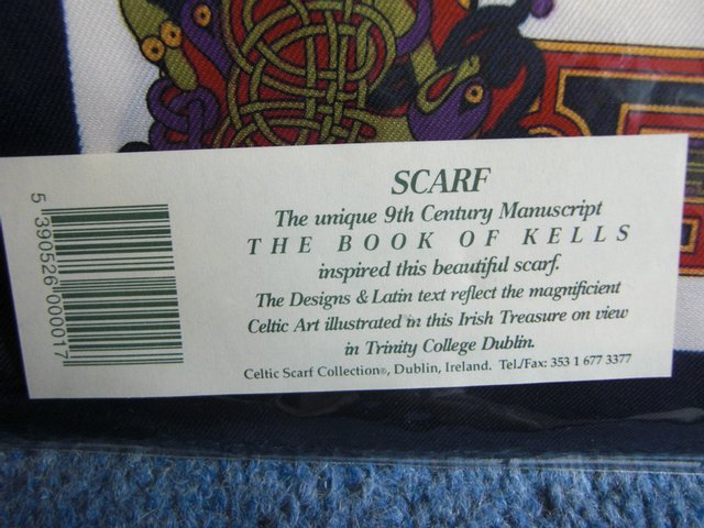 Image 2 of Celtic Scarf (Book of Kells)
