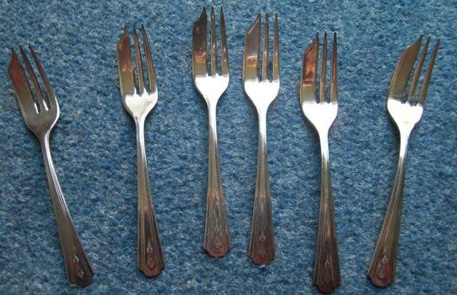 Preview of the first image of Collectable King George VI Coronation Cake Forks.