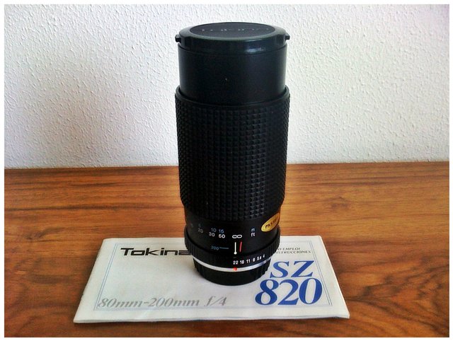 Preview of the first image of TOKINA SZ820 80mm-200mm F-4 CAMERA ZOOM LENS WITH LENS CAPS.