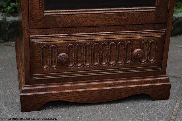Image 8 of ERCOL ELM FRUITWOOD T.V HI-FI MUSIC DVD CD CABINET STAND