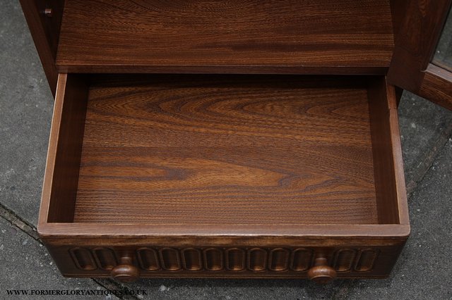 Image 9 of ERCOL ELM FRUITWOOD T.V HI-FI MUSIC DVD CD CABINET STAND