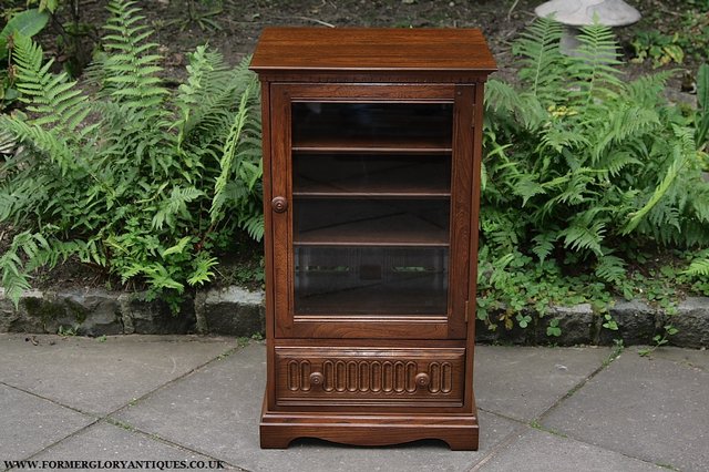 Image 16 of ERCOL ELM FRUITWOOD T.V HI-FI MUSIC DVD CD CABINET STAND