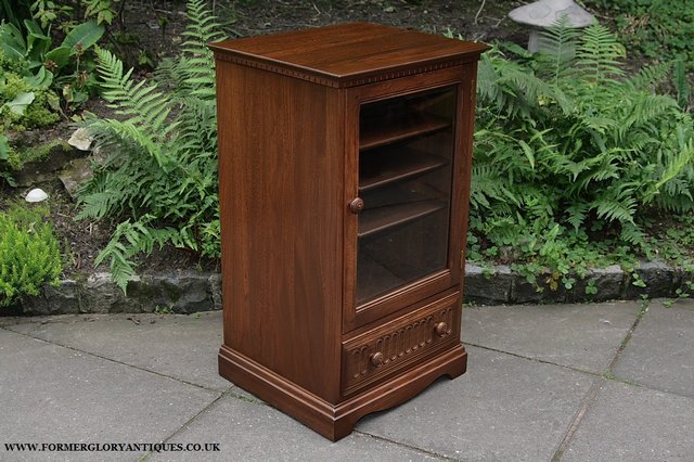 Image 31 of ERCOL ELM FRUITWOOD T.V HI-FI MUSIC DVD CD CABINET STAND