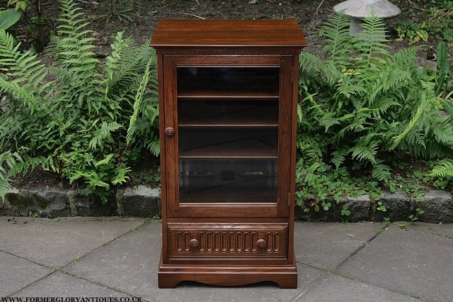 Image 35 of ERCOL ELM FRUITWOOD T.V HI-FI MUSIC DVD CD CABINET STAND