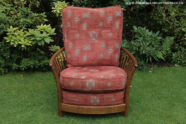 Preview of the first image of ERCOL RENAISSANCE ASH GOLDEN DAWN EASY ARMCHAIR..