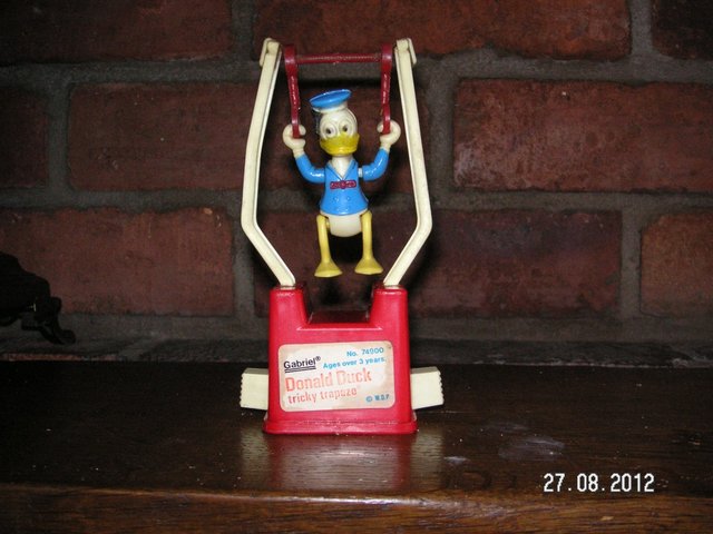 Preview of the first image of Vintage Donald Duck Tricky Trapeze.