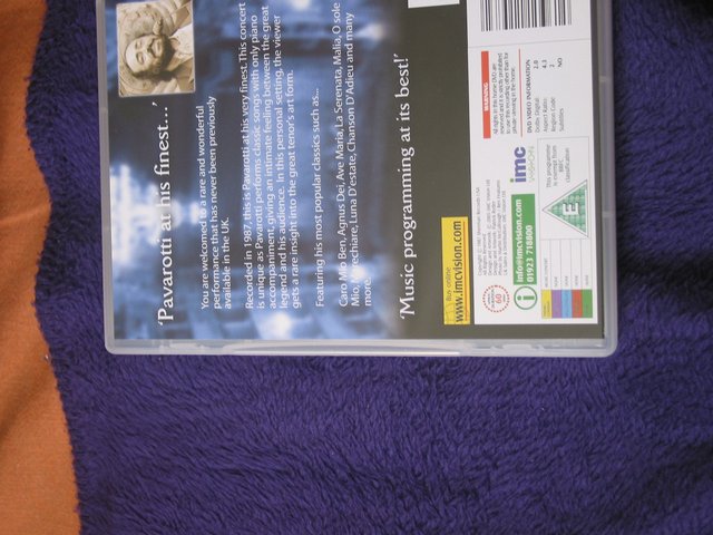 Image 2 of Luciano Pavarotti Music DVD Bargain Price Only
