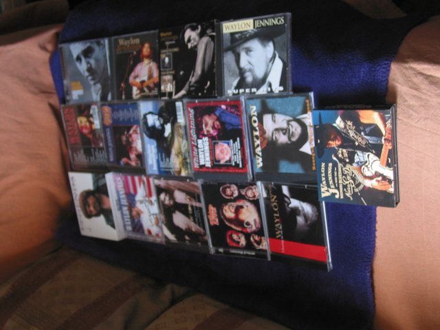 Preview of the first image of Waylon Jennings Collectors Music CD's.