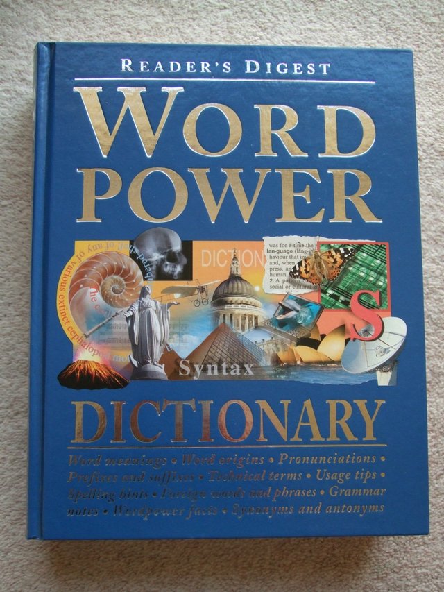Preview of the first image of Readers Digest Word Power Dictionary.