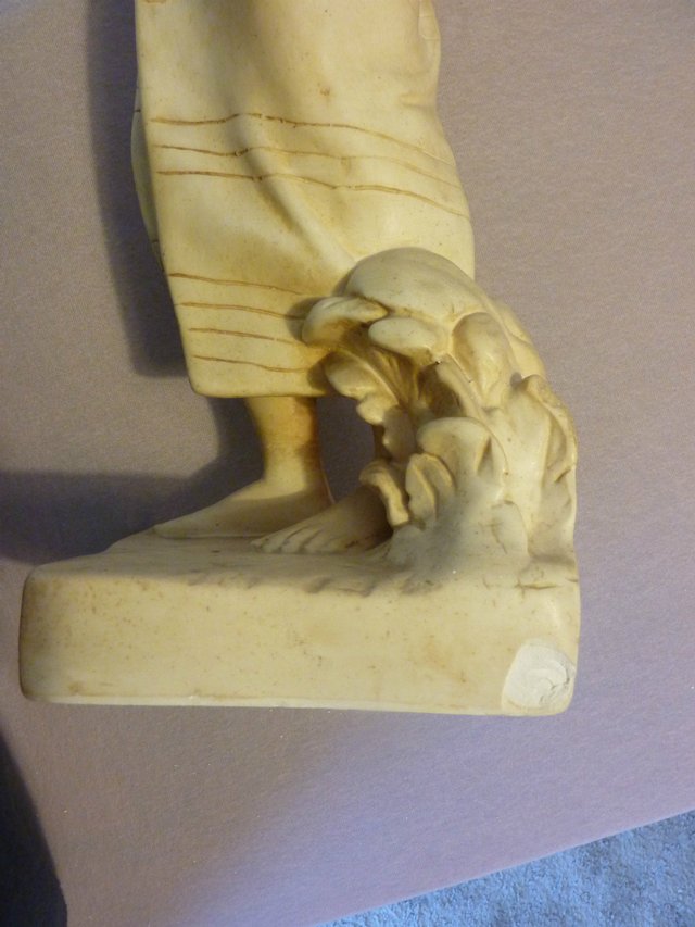 Image 2 of 24" Statuette of a Maiden Carrying a Water Pitcher