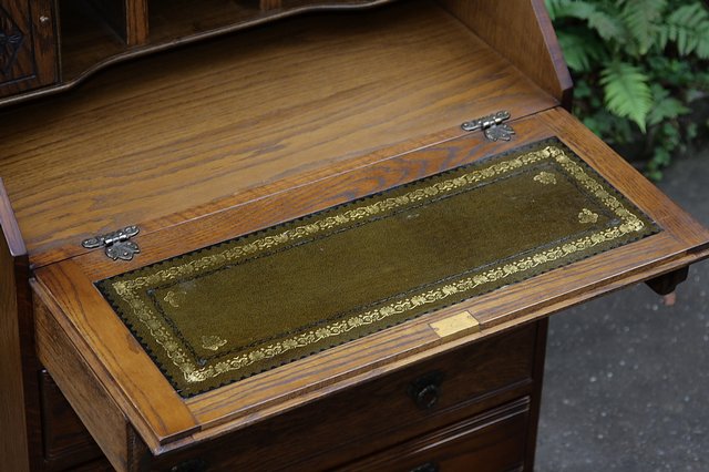 Image 11 of OLD CHARM WRITING TABLE BUREAU COMPUTER OFFICE DESK