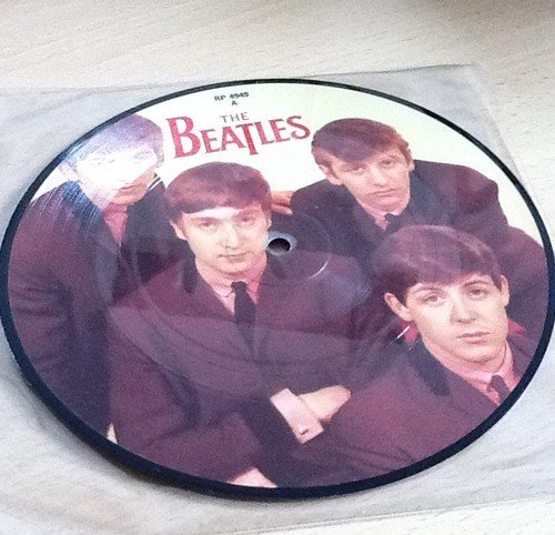 Image 2 of Beatles Love Me Do Picture Disc 7'' RP4949  Rare