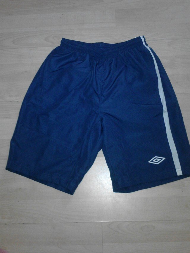 Preview of the first image of XL Boys Umbro Football Shorts.