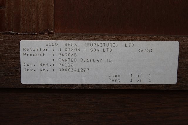 Image 3 of OLD CHARM TUDOR OAK CANTED DISPLAY CABINET DRESSER CUPBOARD