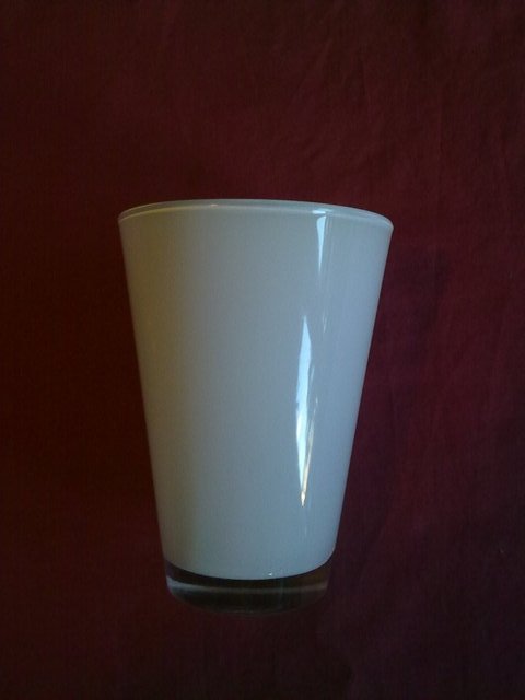 Preview of the first image of White Glass Vase.