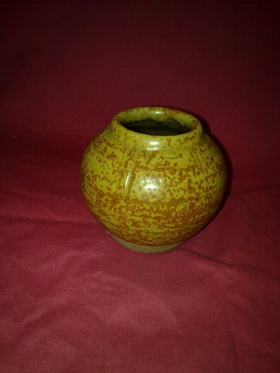 Preview of the first image of Studio pottery small vase.