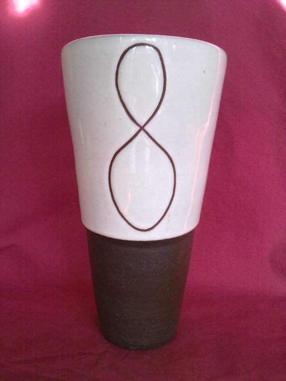 Preview of the first image of Pottery contemporary vase.