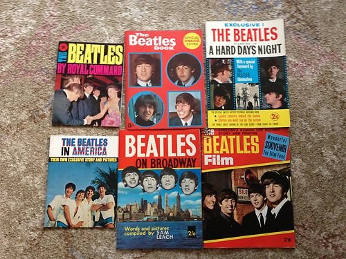 Preview of the first image of Beatles Selection of Books/ Magazines Rare 1960s.