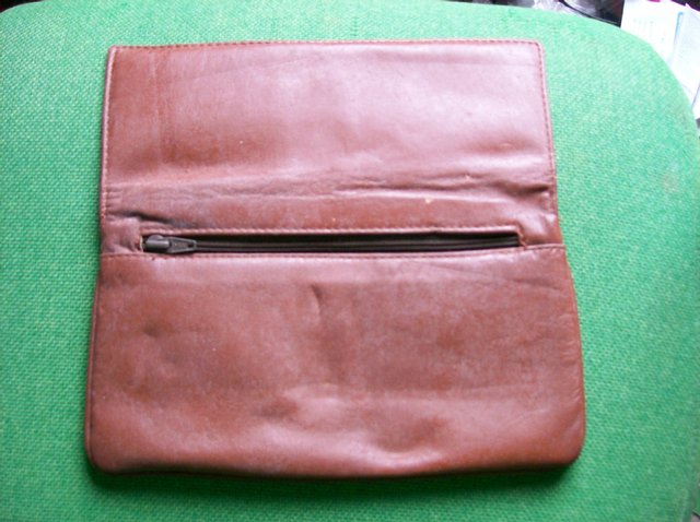 Preview of the first image of Brown Clutch Bag - Used - Can be posted.