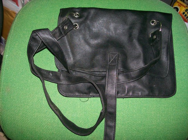 Preview of the first image of Black Handbag Soft Feel - New. Cam be posted.