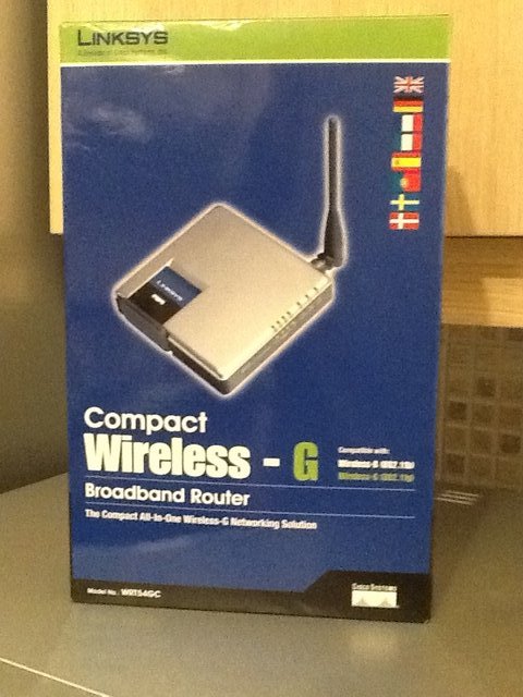 Preview of the first image of Linksys Compact Wireless-G Broadband Router.