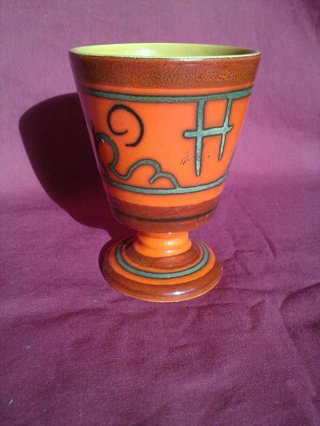 Preview of the first image of Flora  Holland Pottery Cup.