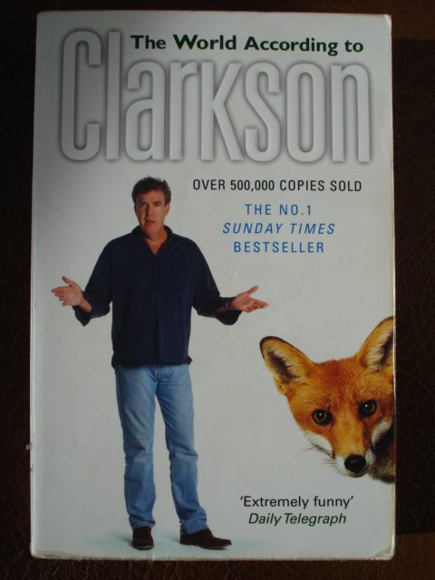 Preview of the first image of THE WORLD ACCORDING TO CLARKSON - J. CLARKSON Lge Paperback.