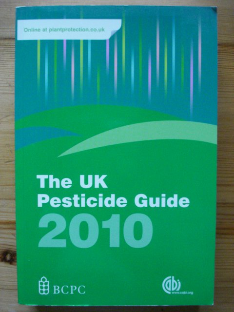 Preview of the first image of NEW UK PESTICIDE GUIDE 2010 – BCPC –23rd edition Cost £43.95.