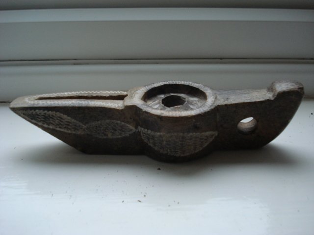 Preview of the first image of NEW AFRICAN STONE ALLADINS LAMP ORNAMENT / DOOR STOP.