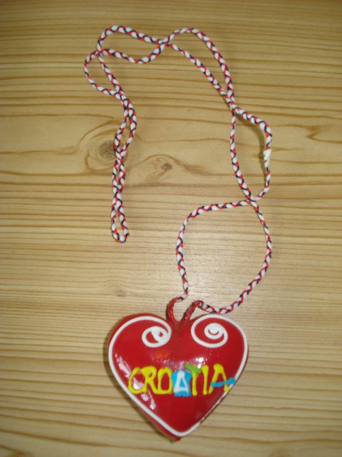 Image 2 of NEW 2 CROATIAN FRIENDSHIP HAND-CRAFTED HEARTSHAPED NECKLACES