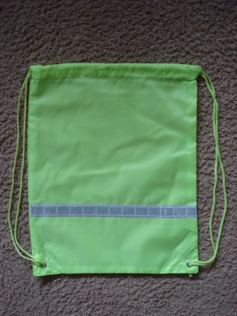 Preview of the first image of NEW HI VIZ FLUORESCENT GYM/SPORTS/SWIM/KIT BAG/HOLDALL.