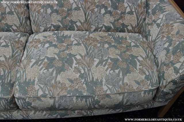 Image 27 of ERCOL LIGHT ELM CLEAR ORIEL THREE SEATER SETTEE SOFA COUCH