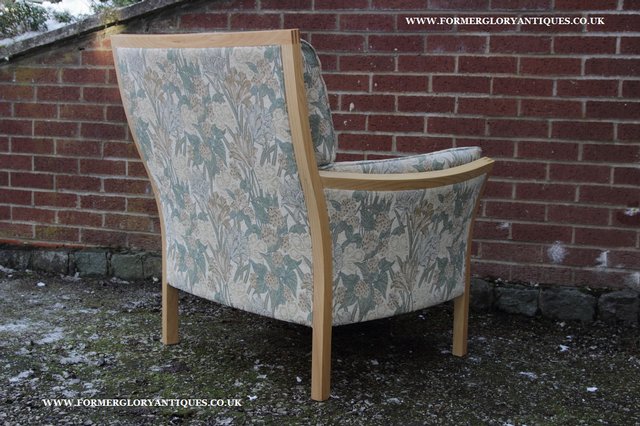 Image 12 of ERCOL LIGHT ELM /CLEAR ORIEL ARMCHAIR CUSHIONS SUITE SETTEE