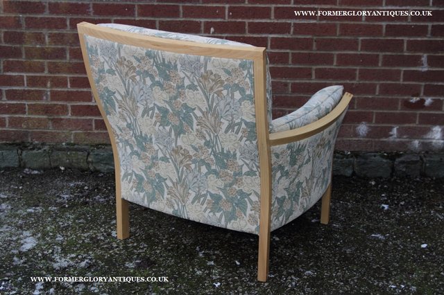 Image 18 of ERCOL LIGHT ELM /CLEAR ORIEL ARMCHAIR CUSHIONS SUITE SETTEE
