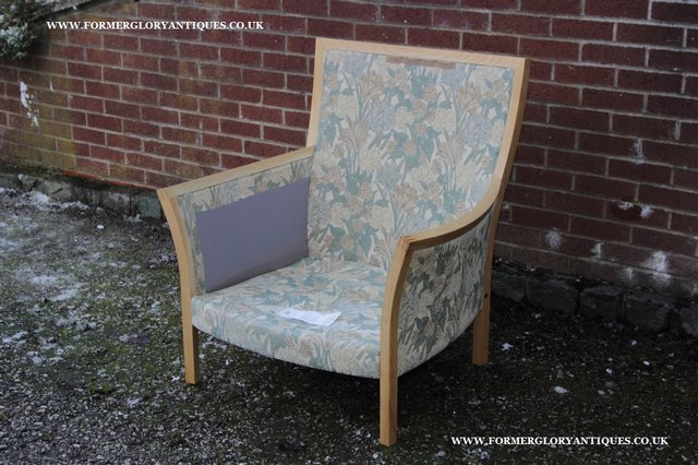 Image 21 of ERCOL LIGHT ELM /CLEAR ORIEL ARMCHAIR CUSHIONS SUITE SETTEE