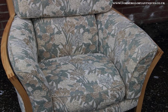 Image 23 of ERCOL LIGHT ELM /CLEAR ORIEL ARMCHAIR CUSHIONS SUITE SETTEE