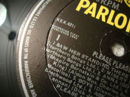 Image 3 of Beatles Please Please Me LP Decca Pressing Nice Vinyl Rare