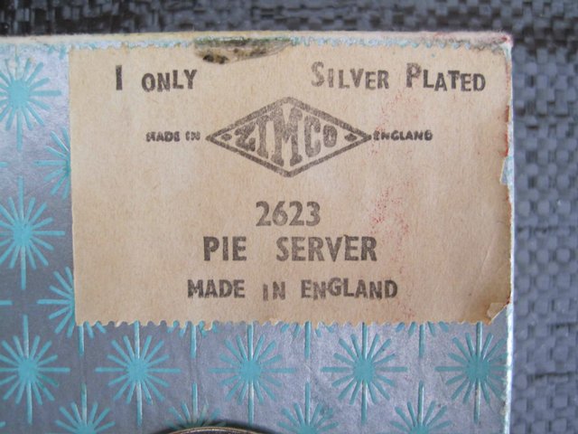 Image 2 of SILVER plated Pie Server / cake slice