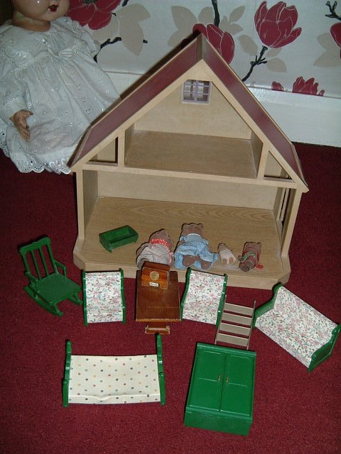 Preview of the first image of sylvan vintage dolls house...................................