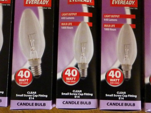Preview of the first image of SES Clear Candle Lamps.