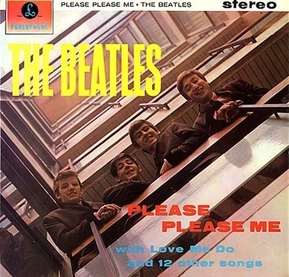 Preview of the first image of BEATLES - PLEASE PLEASE ME   STEREO GOLD LP    REPRO.