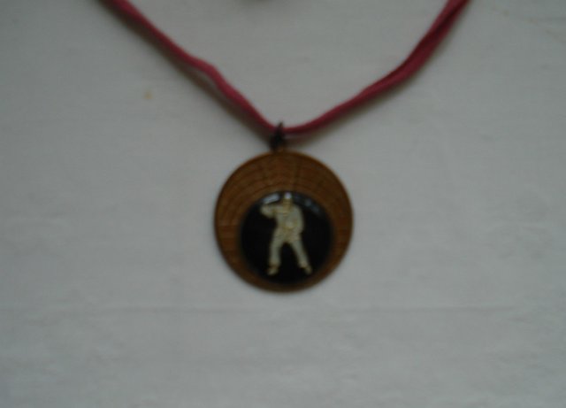 Preview of the first image of COLLECTORS ITEM - JUDO COIN MEDALLION / NECKLACE.