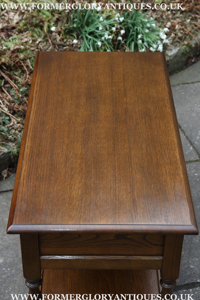 Image 27 of OLD CHARM LIGHT OAK 2 DRAWER OCCASIONAL COFFEE SIDE TABLE