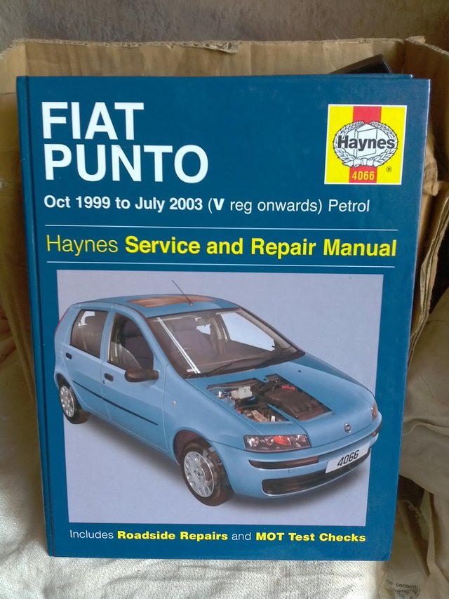 Image 2 of Fiat Punto Haynes workshop manual